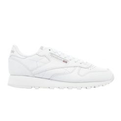Buty do chodzenia damskie Reebok Classic Lthr. Białe buty sportowe lifestyle Reebok, bez wzorów, z materiału, bez zapięcia, trekkingowe, reebok classic. Za 326.00 zł.