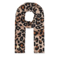 Szalik Guess. Brązowe szaliki i kominy Guess, z aplikacjami. Za 199.99 zł.