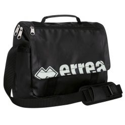 Torba Errea Lares. Czarne torby sportowe ERREA, bez wzorów, z materiału. Za 254.35 zł.