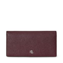 Portfel LAUREN RALPH LAUREN. Czerwone portfele Lauren Ralph Lauren, bez wzorów. Za 579.99 zł.