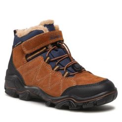 Trapery Sprandi. Brązowe traperki Sprandi, bez wzorów, bez obcasa, bez zapięcia. Za 139.99 zł.