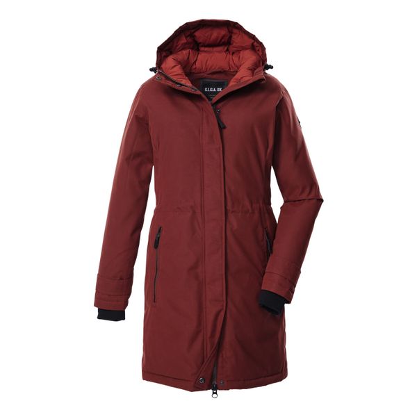 Parka damska z kapturem Killtec GW 22. Czarne płaszcze GIGA DX, na zimę, m, bez wzorów, z dzianiny, z kapturem. Za 653.50 zł.