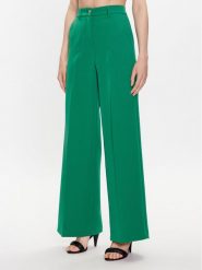 Liu Jo Spodnie materiałowe WA3435 T7896 Zielony Relaxed Fit. Zielone spodnie materiałowe Liu Jo, bez wzorów, z materiału. Za 449.99 zł.