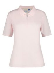 LUHTA Funkcyjna koszulka polo "Aerola" w kolorze jasnoróżowym rozmiar: XS. Różowe t-shirty sportowe Luhta, xs, bez wzorów, bez ramiączek, outdoorowe. Za 97.45 zł.