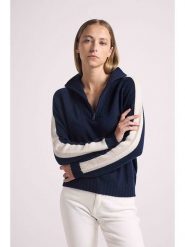 Maison Héritage Cashmere Kaszmirowy sweter w kolorze granatowym rozmiar: L. Niebieskie swetry Maison Héritage Cashmere, l, bez wzorów, z kaszmiru, bez ramiączek. Za 569.68 zł.