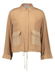 Scotch & Soda Bluzka w kolorze beżowym rozmiar: 42. Brązowe bluzki Scotch & Soda, bez wzorów, z wiskozy, bez kołnierzyka, bez ramiączek. Za 170.07 zł.