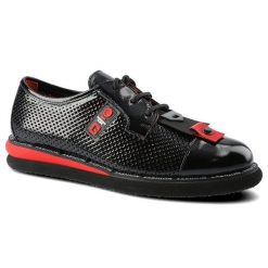 Półbuty damskie Lanqier, wykonane z materiału o gładkiej powierzchni z perforacjami z klasycznym sznurowaniem gumowym noskiem, czarne, 46C2340. Białe półbuty wsuwane Lanqier, z aplikacjami, z gumy, klasyczne, bez obcasa. Za 279.00 zł.