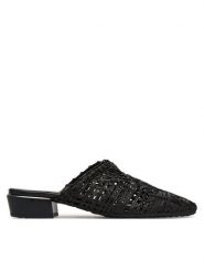 Hispanitas Klapki HV264790 C003 Czarny. Czarne klapki Hispanitas, bez wzorów, z materiału, bez obcasa, bez zapięcia. Za 549.99 zł.