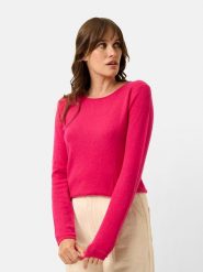 Just Cashmere Kaszmirowy sweter "Vivian" w kolorze różowym rozmiar: XL. Różowe swetry Just Cashmere, xl, bez wzorów, z kaszmiru, bez ramiączek. Za 220.12 zł.