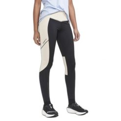 Legginsy damskie Craft Adv Essence Warm. Czarne legginsy Craft, bez wzorów, z materiału, sportowe. Za 173.00 zł.