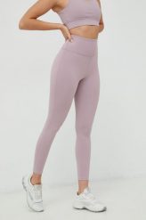 Outhorn legginsy treningowe damskie kolor fioletowy gładkie. Fioletowe legginsy Outhorn, bez wzorów, z dzianiny. W wyprzedaży za 91.99 zł.