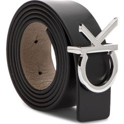 Pasek Damski CALVIN KLEIN - Ck Rev Belt Giftbox K60K604753 85 910. Brązowe paski Calvin Klein, w paski, ze skóry. Za 299.00 zł.