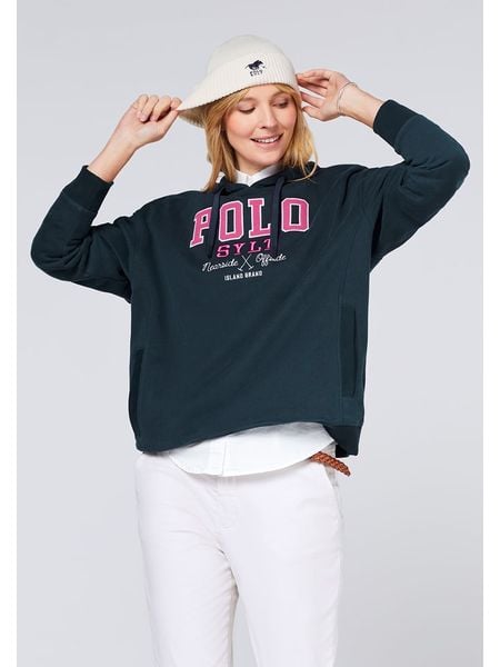 Polo Sylt Bluza w kolorze granatowym rozmiar: XXL. Niebieskie bluzy Polo Sylt, xxl, bez wzorów, z kapturem. Za 135.81 zł.