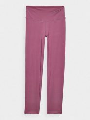4F Legginsy sportowe w kolorze różowym rozmiar: M. Różowe legginsy 4f, m, bez wzorów, z materiału, z podwyższonym stanem, outdoorowe. Za 52.92 zł.