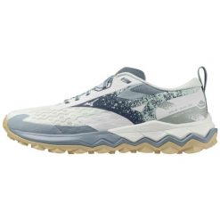 Buty do biegania damskie Mizuno Wave Ibuki 5. Białe buty treningowe Mizuno, bez wzorów, z gumy, bez zapięcia, do biegania, mizuno wave. Za 369.99 zł.