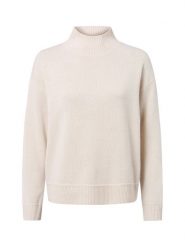 Marie Lund sweter merino Kobiety Wełna merino beżowy, M. Brązowe swetry Marie Lund, m, bez wzorów, z wełny, bez ramiączek. Za 349.95 zł.