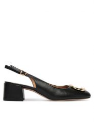 HÖGL Czółenka 1-104100 Czarny. Czarne czółenka Högl, bez wzorów, ze skóry, bez obcasa, bez zapięcia. Za 749.99 zł.