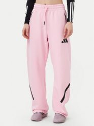 Adidas Spodnie dresowe Z.N.E. Barrel JC5410 Różowy Loose Fit. Czerwone spodnie dresowe adidas, bez wzorów, z bawełny. Za 249.99 zł.