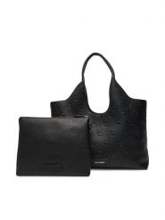 KARL LAGERFELD Torebka A3W30302 Czarny. Czarne torebki klasyczne KARL LAGERFELD, bez wzorów, ze skóry, bez dodatków. Za 829.99 zł.