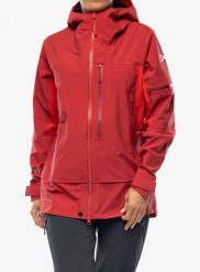 Kurtka skiturowa damska Berghaus MTN Arete Descend GTX Jacket. Czerwone kurtki Berghaus, na zimę, l, bez wzorów, z gore-texu, bez kaptura. Za 1,991.45 zł.