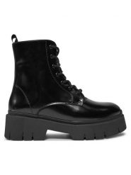 Hugo Trapery Kris 50529839 Czarny. Czarne traperki Hugo, bez wzorów, ze skóry, bez obcasa, bez zapięcia. Za 1,149.00 zł.