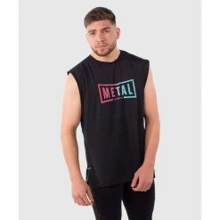 Tank top Metal Boxe Polyester Miami Vice. Topy METAL BOXE, bez wzorów, sportowe, bez kołnierzyka, bez ramiączek. Za 143.50 zł.