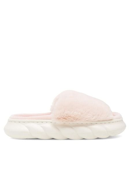 DeeZee Kapcie DE-24-01 Różowy. Czerwone kapcie DeeZee, bez wzorów, z materiału. Za 79.99 zł.