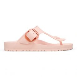 Birkenstock Gizeh Big Buckle EVA Light Rose Japonki damskie. Czerwone japonki Birkenstock, bez wzorów, ze skóry, klasyczne. Za 229.99 zł.