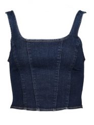 LTB Top w kolorze granatowym rozmiar: XL. Niebieskie topy LTB, xl, bez wzorów, bez kołnierzyka, bez ramiączek. Za 37.38 zł.