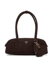 Guess Torebka Isobel HWSG99 32080 Brązowy. Brązowe torebki klasyczne Guess, z aplikacjami, ze skóry, bez dodatków. Za 679.99 zł.