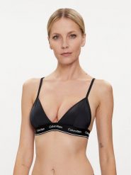 Calvin Klein Swimwear Góra od bikini KW0KW02424 Czarny. Czarne bikini Calvin Klein Swimwear, bez wzorów, z syntetyku. Za 139.99 zł.