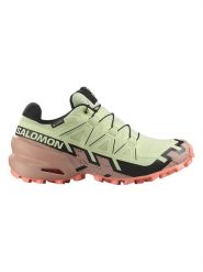 SALOMON Buty "Speedcross 6 GTX" w kolorze zielono-jasnoróżowym do biegania rozmiar: 42. Zielone buty do biegania Salomon, bez wzorów, z gore-texu, bez zapięcia, do biegania, gore-tex. Za 613.51 zł.