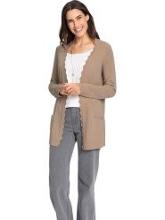 WITT WEIDEN Wełniany kardigan w kolorze jasnobrązowym rozmiar: 48. Brązowe swetry WITT WEIDEN, bez wzorów, z wełny, bez ramiączek. Za 149.31 zł.