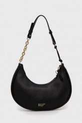 Red Valentino torebka skórzana kolor czarny. Czarne shopper bag Red Valentino, bez wzorów, na ramię, bez dodatków. Za 1,979.90 zł.