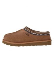 UGG Skórzane kapcie "Tasman" w kolorze jasnobrązowym rozmiar: 42. Brązowe kapcie UGG, bez wzorów, ze skóry. Za 486.58 zł.