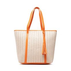 Torebka DeeZee. Brązowe shopper bag DeeZee, bez wzorów, bez dodatków. Za 139.99 zł.