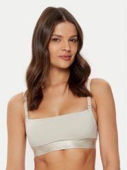 Calvin Klein Underwear Biustonosz do karmienia 000QF8008E Beżowy. Brązowe biustonosze Calvin Klein Underwear, bez wzorów, z bawełny. Za 109.99 zł.