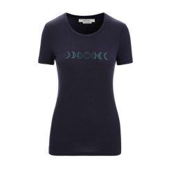 Koszulka trekkingowa damska icebreaker Tech Lite II Moon Phase. Niebieskie bielizna termoaktywna damska Icebreaker, bez wzorów, bez ramiączek. Za 356.99 zł.