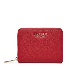 Portfel Nine West. Czerwone portfele Nine West, bez wzorów. Za 69.99 zł.