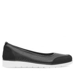 Baleriny Clara Barson. Czarne baleriny Clara Barson, bez wzorów, bez obcasa, bez zapięcia. Za 79.99 zł.