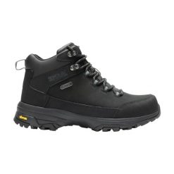 Damskie buty trekkingowe Regatta Burrell II. Czarne buty trekkingowe Regatta, z gumy, bez zapięcia. Za 553.00 zł.