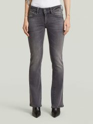 G-Star Dżinsy - Bootcut fit - w kolorze antracytowym rozmiar: W26/L32. Czarne jeansy G-Star, l, z aplikacjami, ze skóry, klasyczne. Za 266.01 zł.