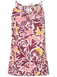 Sublevel Top w kolorze bordowo-białym rozmiar: S. Czerwone topy Sublevel, s, bez wzorów, z wiskozy, klasyczne, bez kołnierzyka, bez ramiączek. Za 52.95 zł.