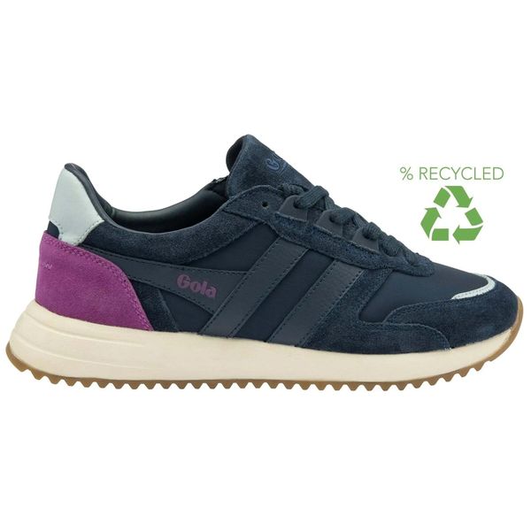 Buty damskie Gola Chicago. Białe buty treningowe Gola, bez wzorów, z nylonu, bez zapięcia, do biegania. Za 457.45 zł.