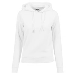 Damska bluza z kapturem Urban Classic basic. Białe bluzy Urban Classics, bez wzorów, bez ramiączek, z kapturem. Za 148.65 zł.