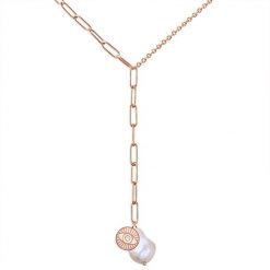 Valero Pearls Stal nierdzewna Preciosa Perła hodowlana słodkowodna Naszyjniki 1 ct Damski. Białe naszyjniki Valero Pearls, z materiału, z perłą, ze stali. Za 359.99 zł.