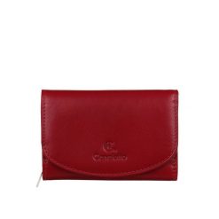 Czerwony skórzany Portfel damski Canaletto PD1202cs165 RFID. Czerwone portfele bez wzorów, ze skóry. Za 160.55 zł.