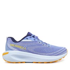 Buty do biegania Merrell. Niebieskie buty do biegania Merrell, bez wzorów, bez zapięcia, do biegania. Za 299.99 zł.
