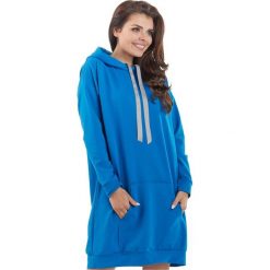 Awama Bluza Damska Model A212 Blue. Niebieskie bluzy Awama, bez wzorów, bez kaptura. Za 209.83 zł.