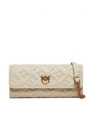 Pinko Torebka Love Tiny Brids Wallet C AI 24-25 PCPL 103765 A1YB Écru. Listonoszki Pinko, bez wzorów, ze skóry, bez dodatków. Za 919.99 zł.